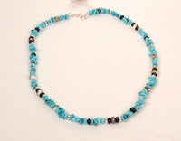 Navajo Turquoise and mixed stone/beads Necklace by Shania Dooline