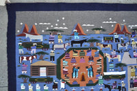 Large and Elaborate Navajo Pictorial Rug By Ellen Yazzie of Chinle, AZ