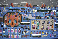 Large and Elaborate Navajo Pictorial Rug By Ellen Yazzie of Chinle, AZ
