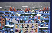 Large and Elaborate Navajo Pictorial Rug By Ellen Yazzie of Chinle, AZ