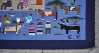 Large and Elaborate Navajo Pictorial Rug By Ellen Yazzie of Chinle, AZ