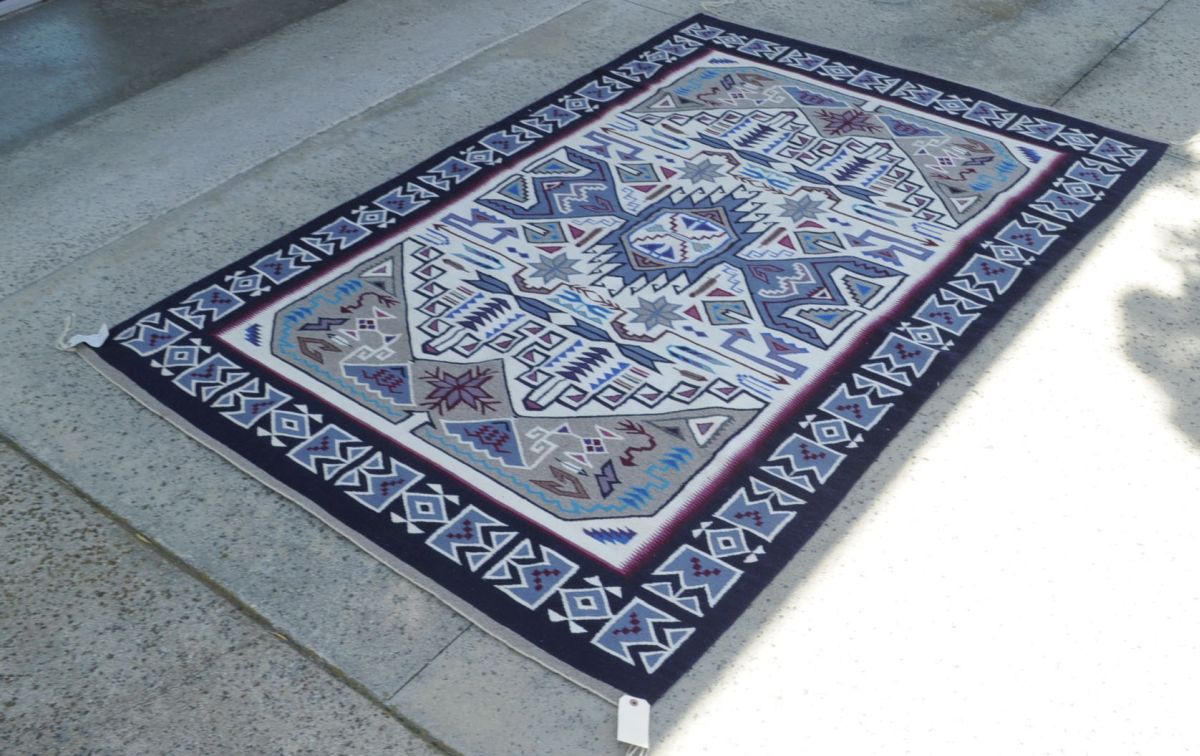 Navajo Teec Nos Pos rug by Sarah George