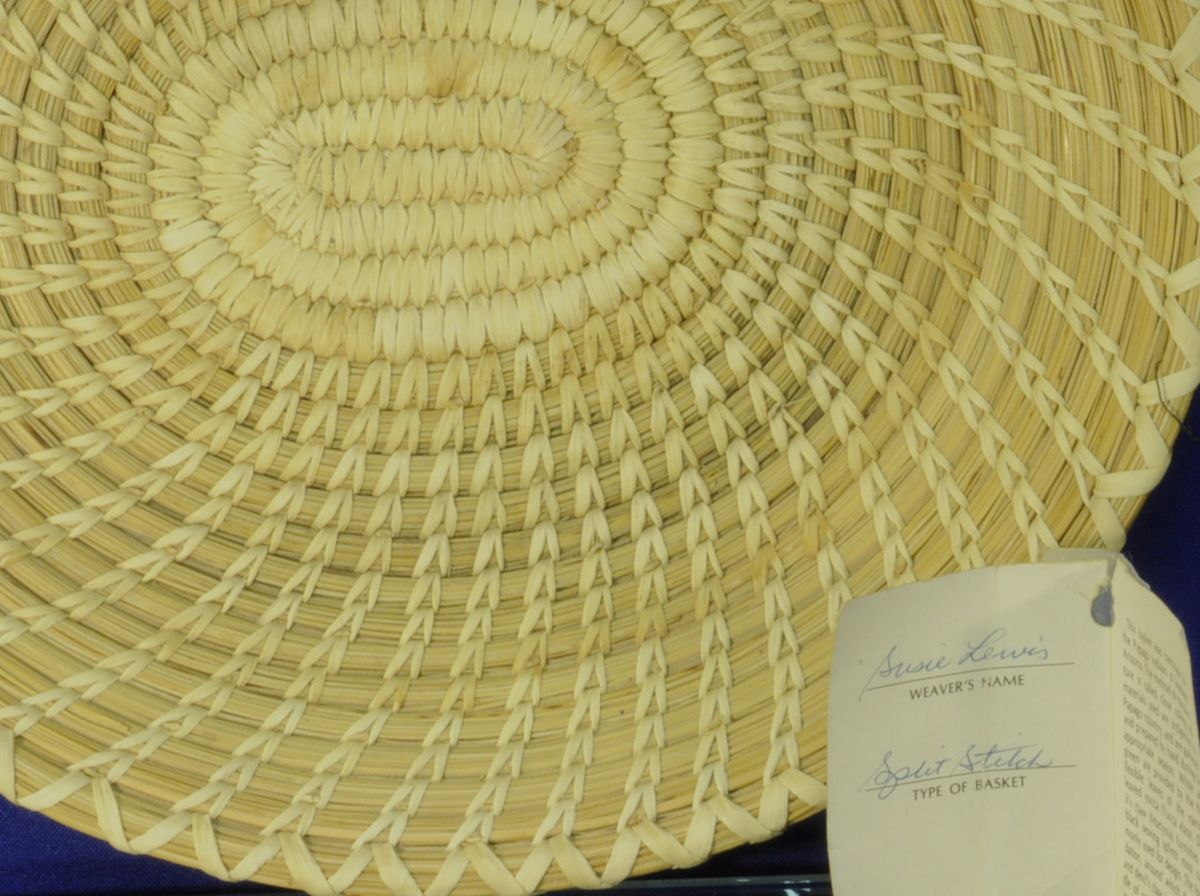 Papago Split Stitch basket by Susie Lewis