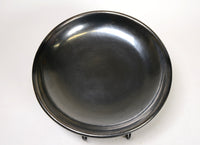 San Ildefonso Gunmetal Finish Open Bowl by Maria Martinez