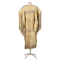 Cheyenne Style Beaded Dress, worn by Princess Chinquilla provenance