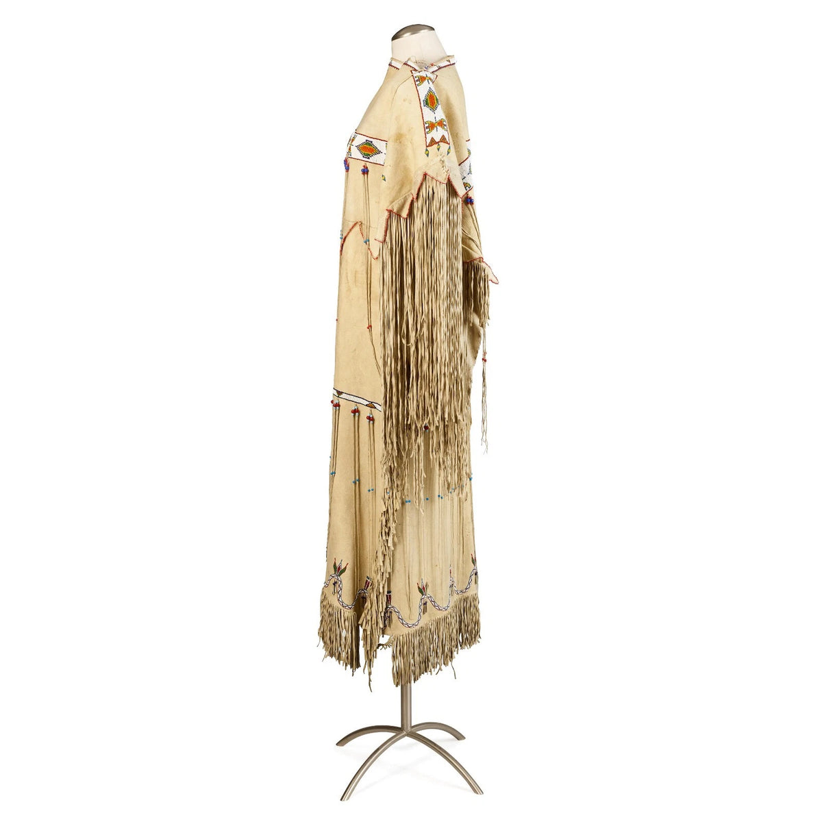Cheyenne Style Beaded Dress, worn by Princess Chinquilla provenance