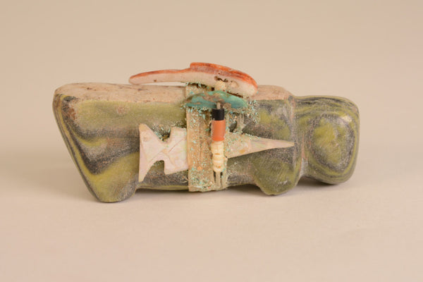 Larger Vintage Wolf Pair Attributed Theodore Kucate