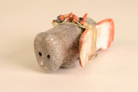 Larger Vintage Wolf Pair Attributed Theodore Kucate