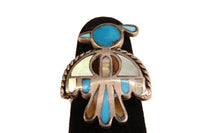 Vintage Zuni Thunderbird Ring Size 6
