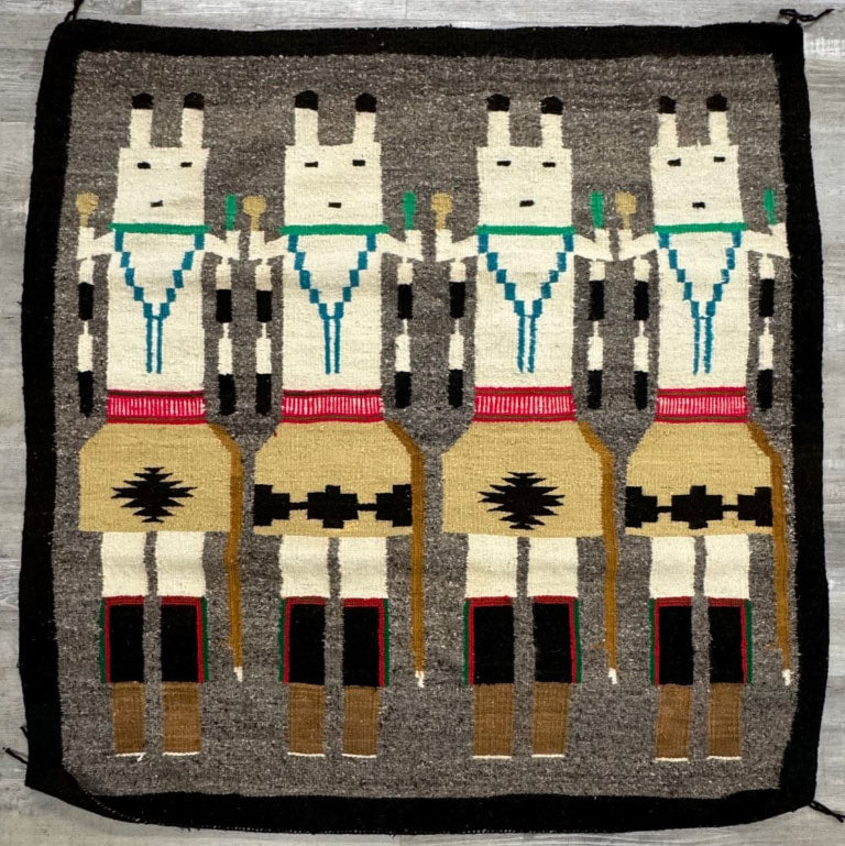 Navajo Yei Rug by Lutie Begay Red Lake Trading Post, Tonalea, AZ
