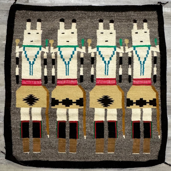 Navajo Yei Rug by Lutie Begay Red Lake Trading Post, Tonalea, AZ