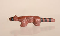 Zuni Raccoon Fetish -  Pipestone, Jet by Barney Calavaza