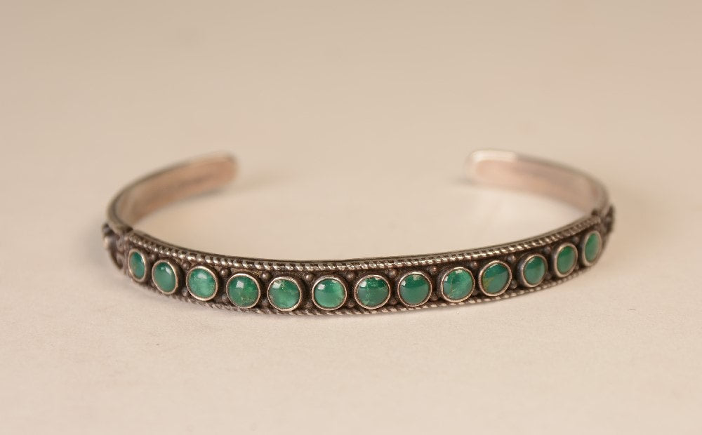 Antique Navajo Turquoise bracelet - Early Fred Harvey