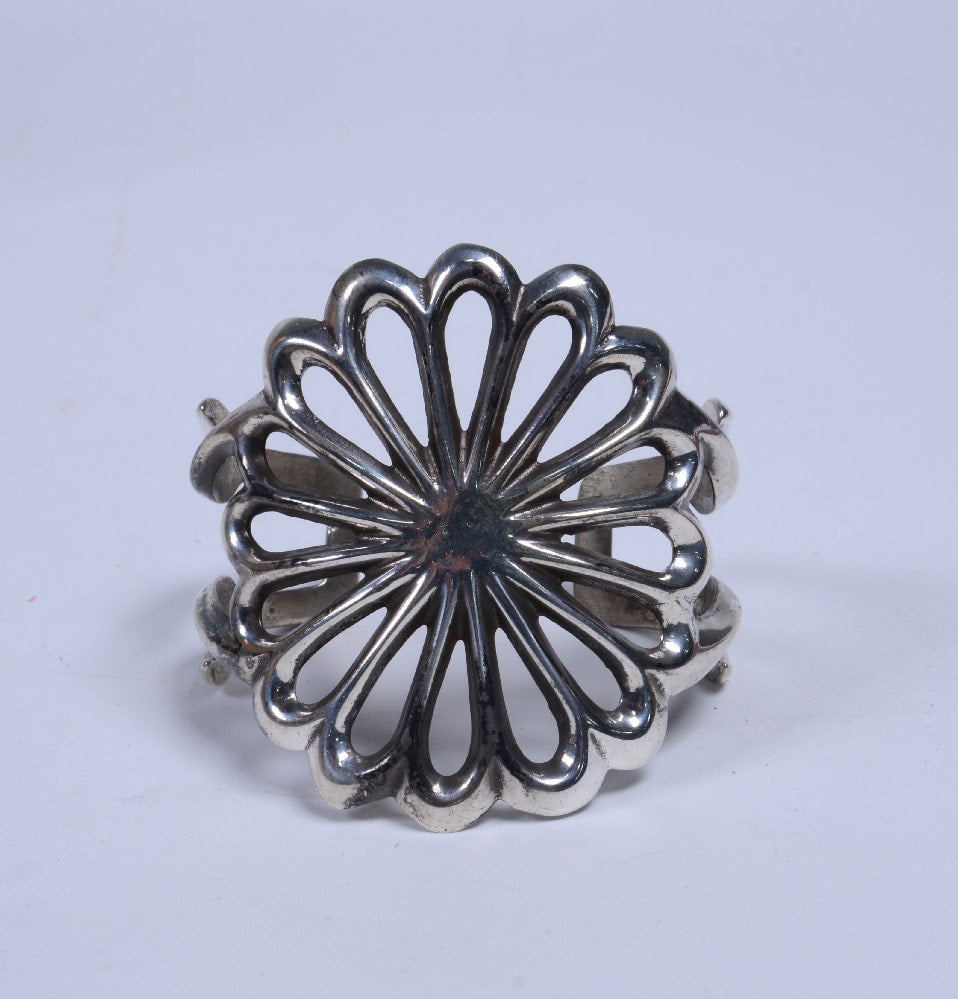Navajo Sand Cast Cuff Bracelet