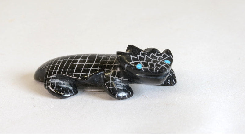 Zuni Fetish by Russell Shack - Horned Toad Lizard