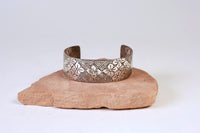 Fine Sterling Silver Cuff Bracelet by Robert and Bernice Leekya, Zuni Pueblo