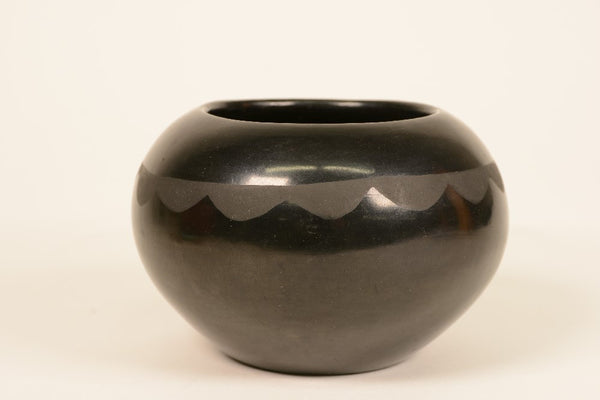 San Ildefonso Pottery Jar By Maria + Santana