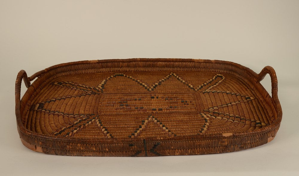 Salish Basket Tray with Handles, Thompson River