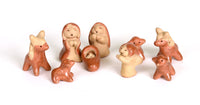 Santa Clara Pueblo Nativity Scene - 9 Piece -  by Dorothy and Paul Gutierrez