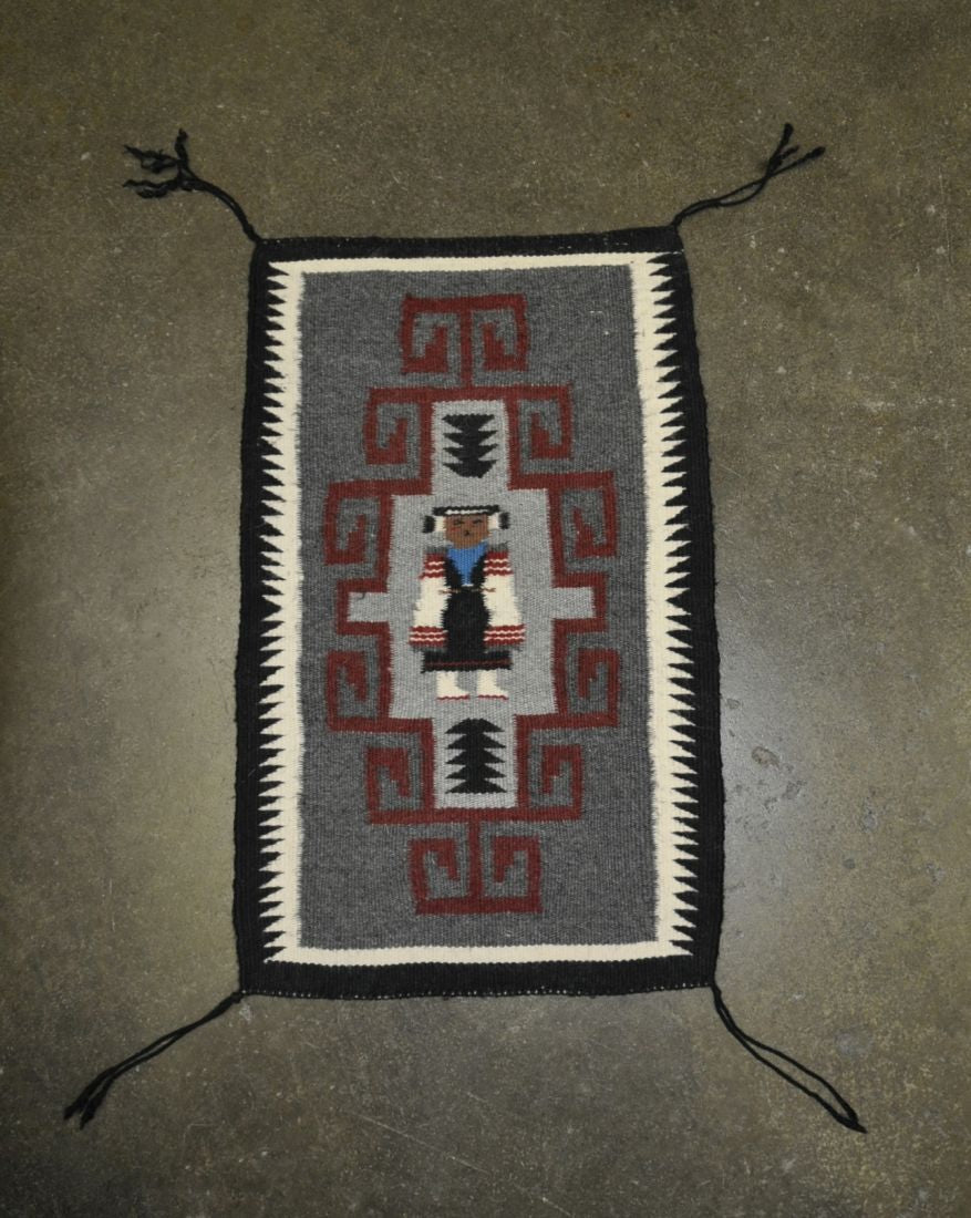 151223-05 Fine Navajo Pictorial Rug
