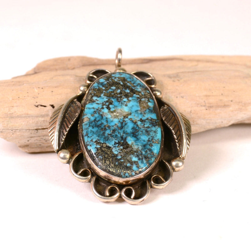 Navajo Red Mountain Turquoise Pendant