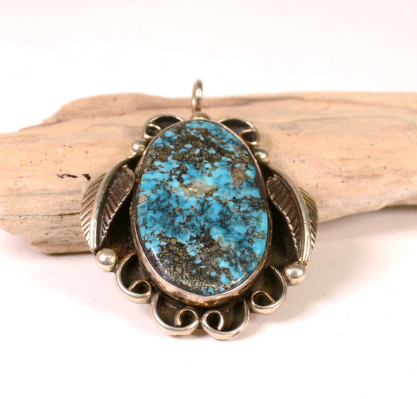 Navajo Red Mountain Turquoise Pendant