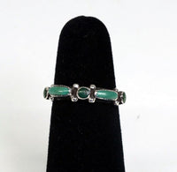 Zuni 5 Dot-Dash Turquoise Ring 6