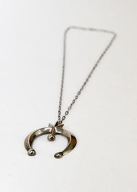 Navajo Sand Cast Naja Necklace