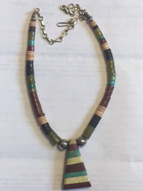 Navajo or Santo Domingo Pueblo Necklace