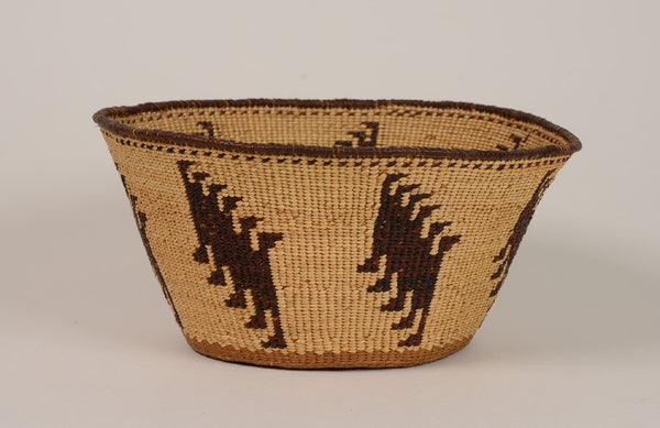 Fine Pit River Twined Basket bowl