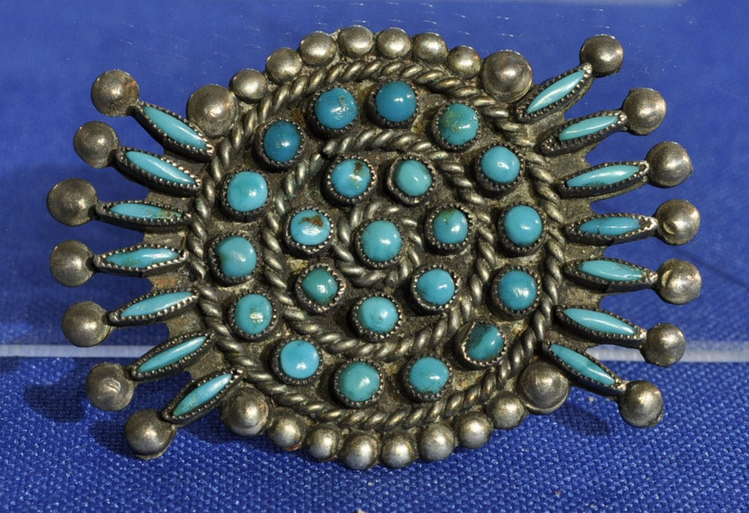 Vintage Zuni Petit Point Pin