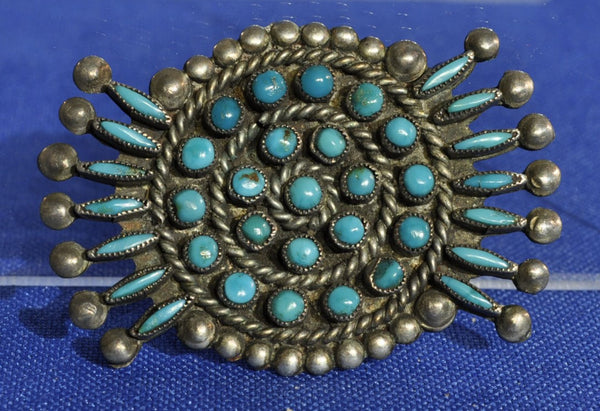 Vintage Zuni Petit Point Pin
