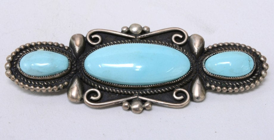 Navajo pin / broach by Calvin Martinez