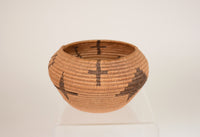 Washoe Basket with Rain Clouds and crosses