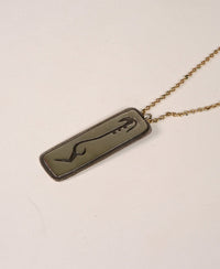 Hopi Silver Overlay Pendant
