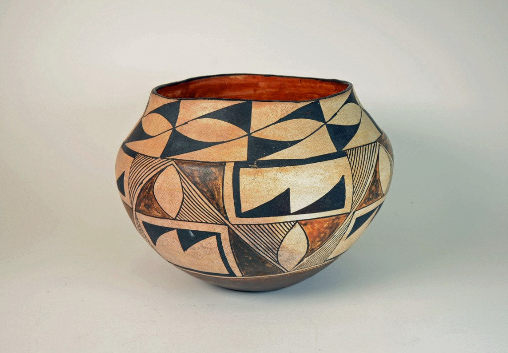 Acoma Polychrome Pottery Jar