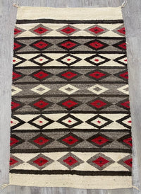 An Early Navajo Rug; Late Pound Rug / Heavy Blanket