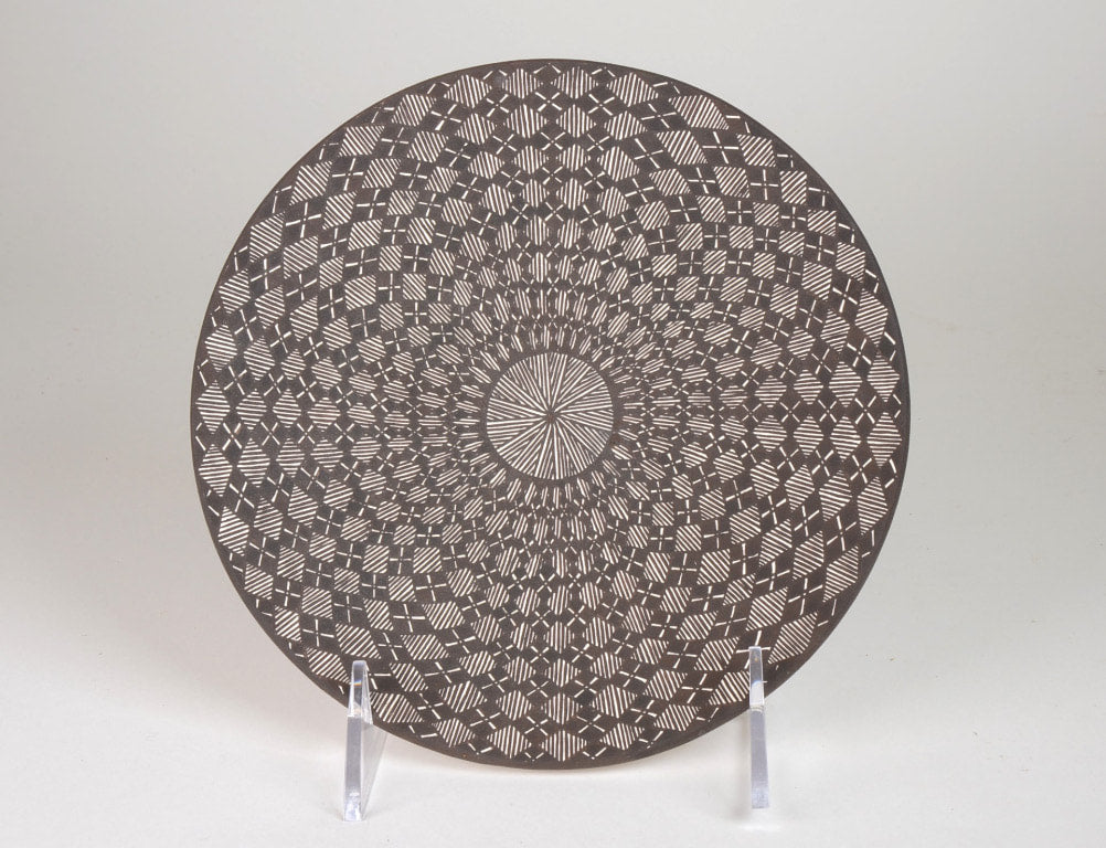 Acoma Dish - Plate by Amanda Lucario