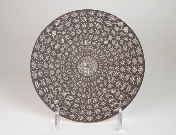 Acoma Dish - Plate by Amanda Lucario