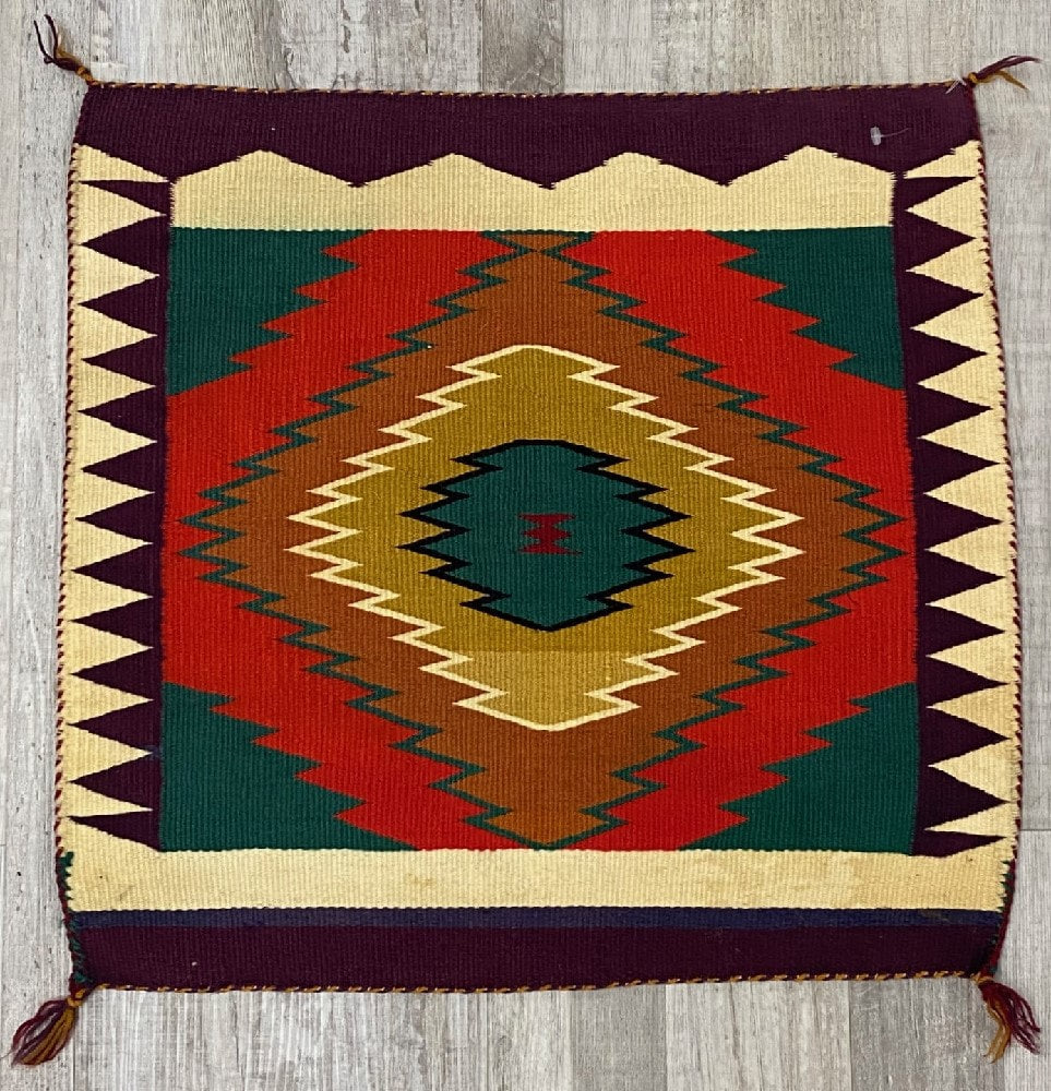 Navajo Germantown Sampler; Dazzler; Cloud design