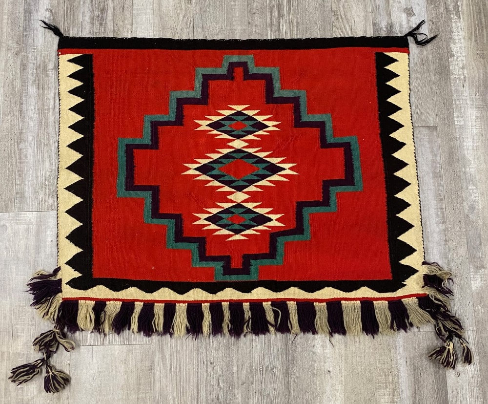 Navajo Germantown Fancy Saddle Blanket