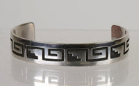 Hopi Cuff Bracelet Silver Overlay by Manuel Hoyungowa (ca. 1953–2011)