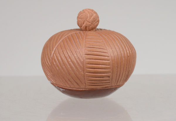 San Juan Pueblo Miniature Pottery w/Plug by Jennifer Sisneros Tse-Pe (b. 1960)