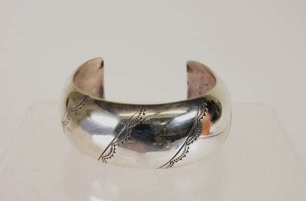 Navajo Silver Bracelet by Mary Rita Padilla
