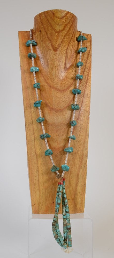 Santo Domingo or Navajo Jacla Necklace