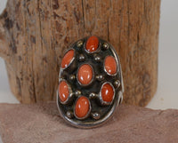 Navajo Sterling Silver Ring Size: 9