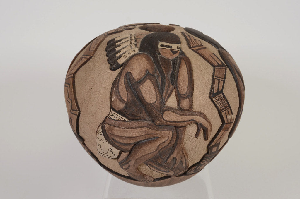 Hopi Pottery: "Boyhood to Manhood" by Thomas Polacca Nampeyo