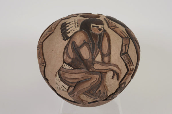 Hopi Pottery: "Boyhood to Manhood" by Thomas Polacca Nampeyo