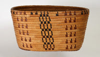 Oval Salish Basket Fully Imbricated