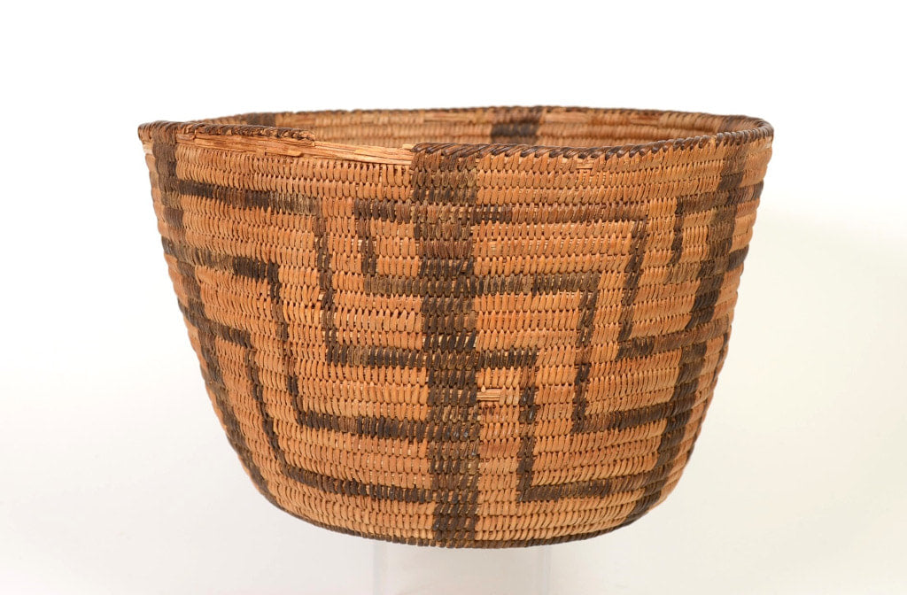 Pima Basket: Coiled of Willow and Devils Claw